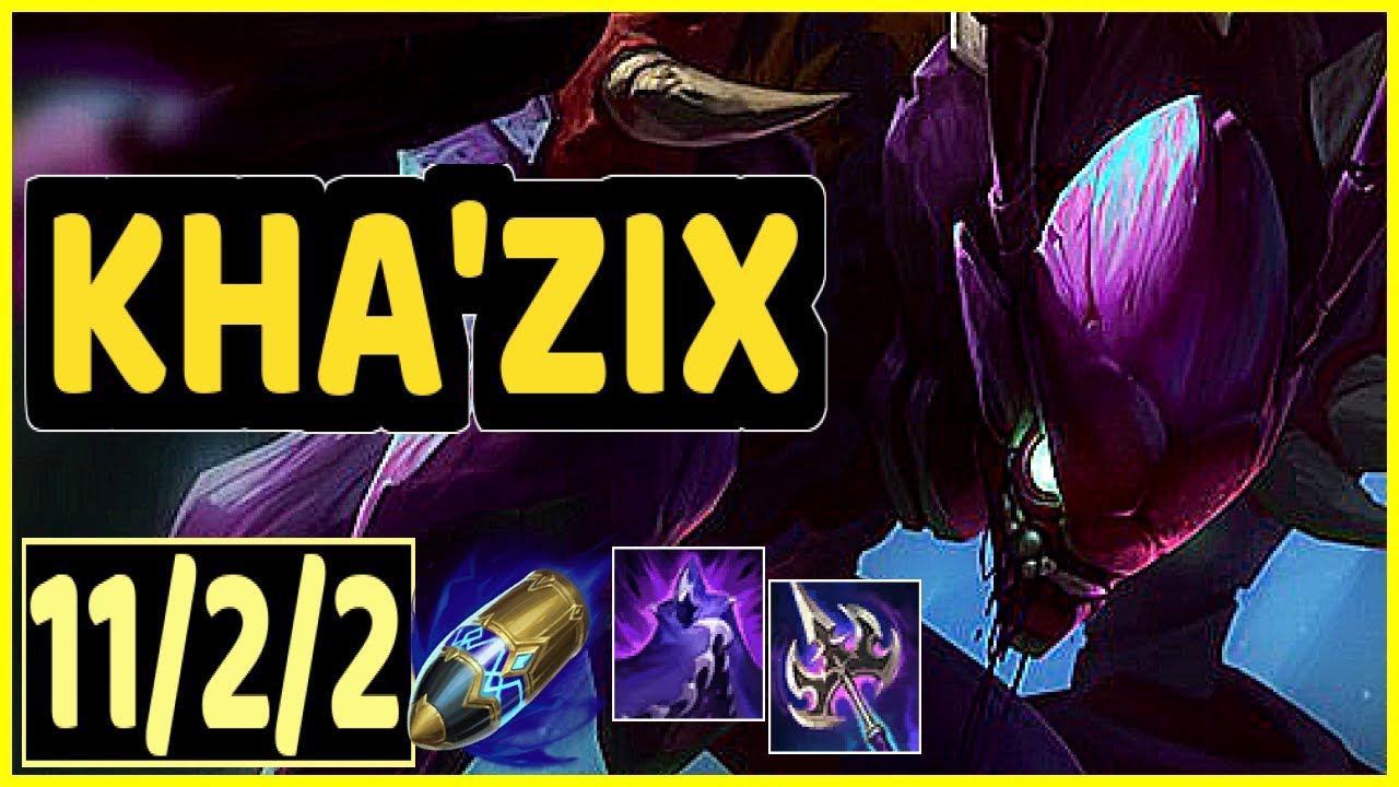 KHA'ZIX VS RENGAR - 11/2/2 KDA JUNGLE GAMEPLAY EMERALD I