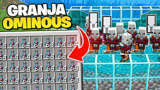 La MEJOR Granja de Botellas Ominosas en Minecraft Bedrock 1.26.13 (Rápida y Eficiente)