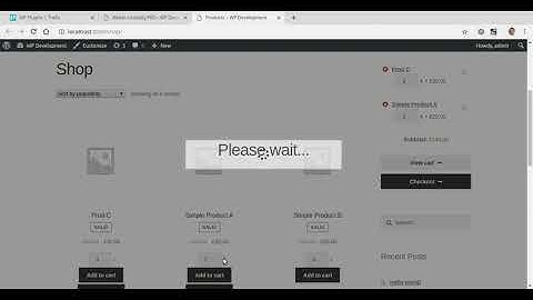 WooCommerce: Change product quantities in Shop page, auto sync with MiniCart