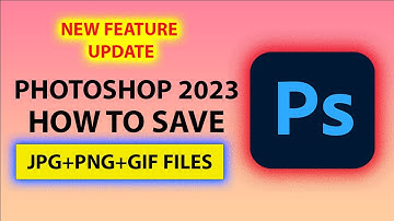 Photoshop 2023 - How to Save JPG, JPEG, PNG File Save Photoshop Image As JPEG in ONE key/click 🍎
