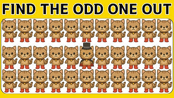 Only Sharp Eyes Can Solve These Puzzles! (Odd One Out & Spot The Difference) (Normal)