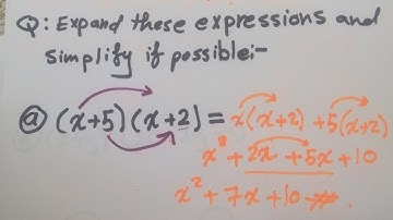 EDEXCEL A LEVEL PURE MATHEMATICS I CHAPTER 1: ALGEBRAIC EXPRESSIONS:SECTION 1.2: Expanding brackets