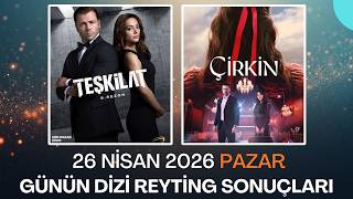26 Nisan 2026 Günün Dizi Reyting Sonuçları