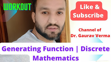 Generating Function | Discrete Mathematics