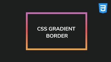 CSS Gradient Border