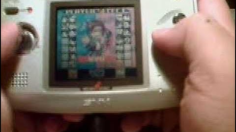 NGPC Match of the Millenium SNK vs Capcom Demo pt 1