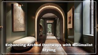 Enhancing Arched Doorways with Minimalist Styling