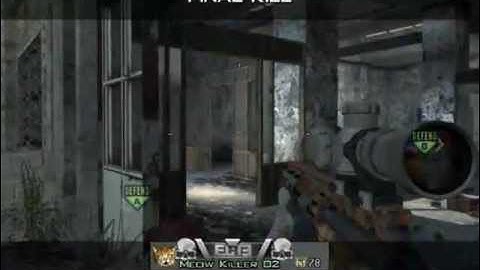 MW3 SNIPER THROUGH WALL SHOT