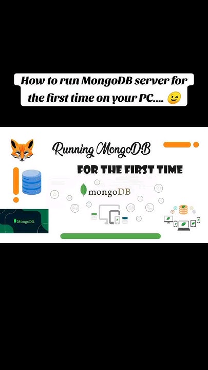 How to run MongoDB server for the first time on your PC #foxvyle - YouTube