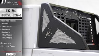 FB21246, FB21261 & FB21262 Gladiator Chase Rack Installation Guide - Ver. 2