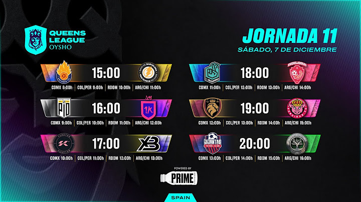 👑 Queens League Oysho - JORNADA 11 ⚽ #QUEENSLEAGUEJ11