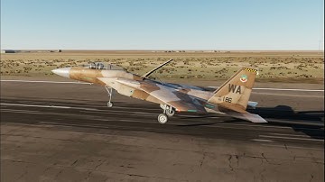 DCS World 2.7: F-15C Eagle VFR Landing