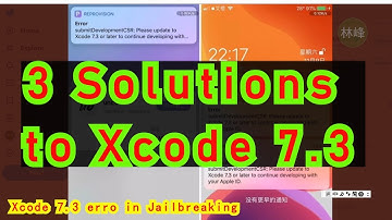 Xcode7.3 error|Jailbreak|perfect solutions to ReProvision signature error Line 81 errorXcode7.3错误|越狱
