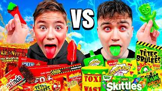 On Mange Des BONBONS Piquants VS Acides Pendant 24H !