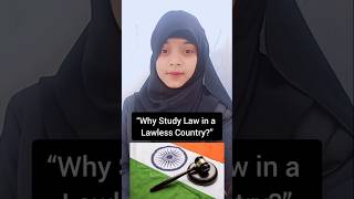 &quot;Why should we study Law in India ⚖️&quot;To fight for justice and protect the law. #shorts