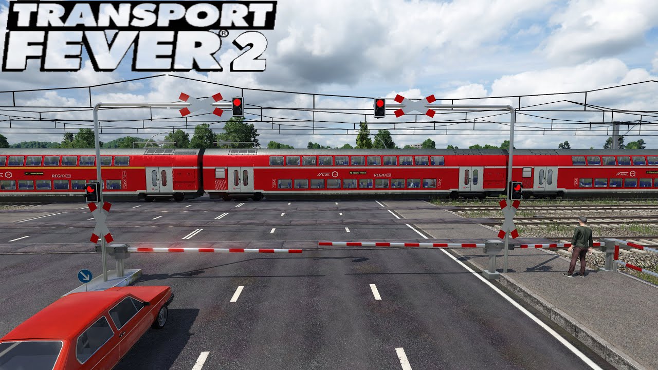 Transport Fever 2 - Ein paar Minuten am Bahnübergang