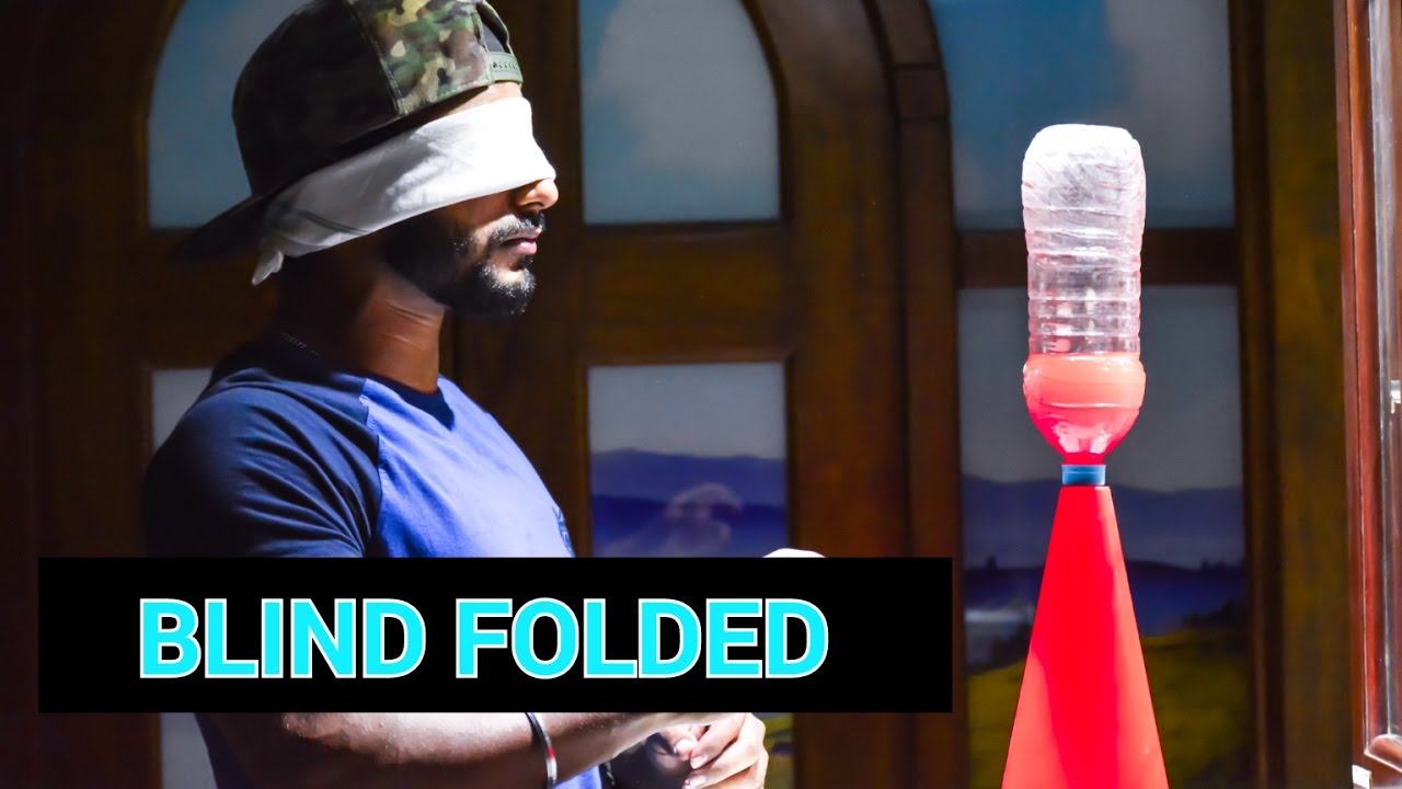 BLIND FOLDED TRICK SHOT EDITION  | DUDE PERFECT