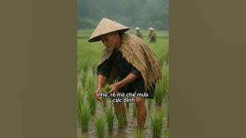💦 Ngày xưa không có áo mưa, các cụ đi làm đồng thế nào?