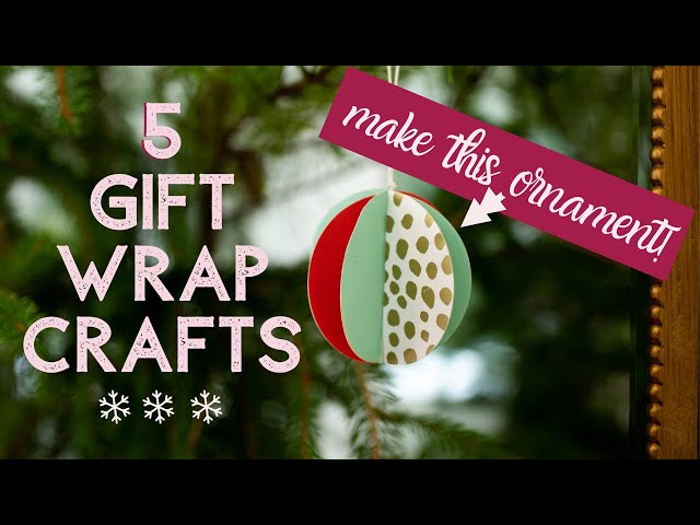 These Leftover Wrapping Paper Ideas Make the Cutest Crafts! 