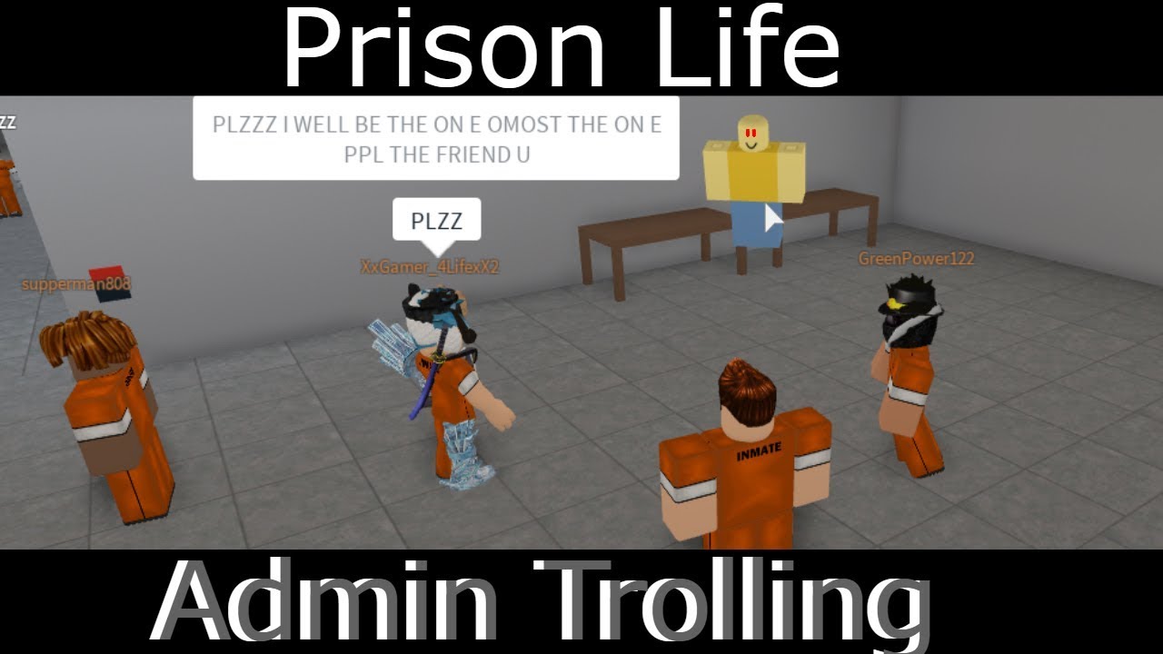 Admin Trolling And Green Sucks Roblox Prison Life V202 - roblox admin house games suck