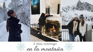 2 días conmigo en la montaña | get ready with me, nieve, comida y mucho más