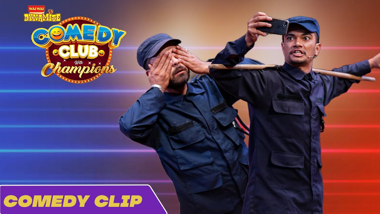 Kailash Karki And Pawan Bhattarai As Myadi Wai Wai Dynamite Comedy Club With Champions Youtube