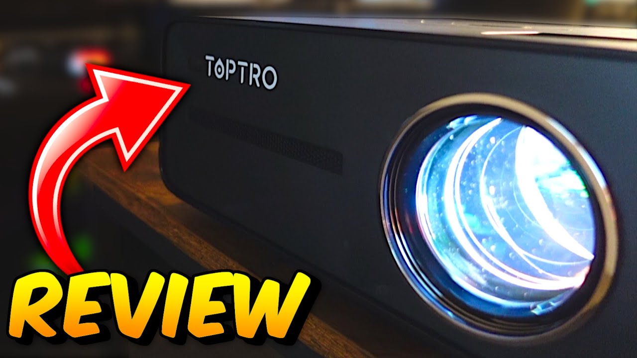 TOPTRO X5 5G WiFi Bluetooth Projector Review - 4k 