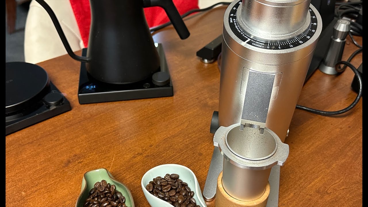 Dial in Dark Roasted Coffee DF64V Coffee Grinder YouTube