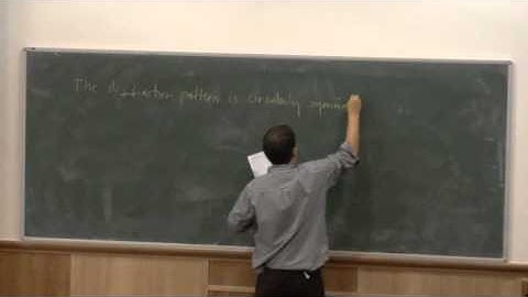 Electromagnetism and Optics - Lecture 17: The Fourier Transform and Fraunhofer Diffraction