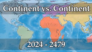 Continent vs. Continent Timelapse | Dummynation
