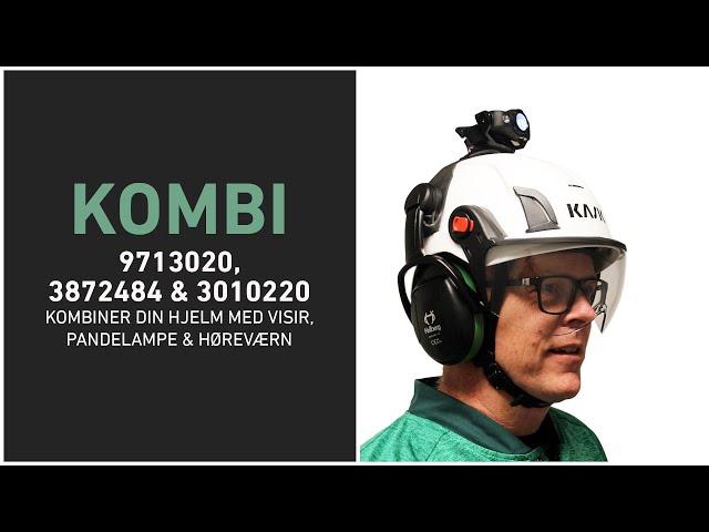 Modernisere kulstof respektfuld KASK Zenith X med pandelampe, høreværn og visir - YouTube