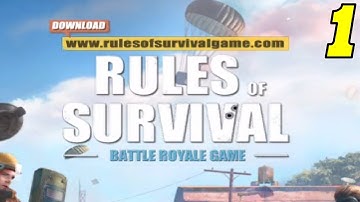 Rules of Survival - First Look - I am not very good at this - Gameplay #1