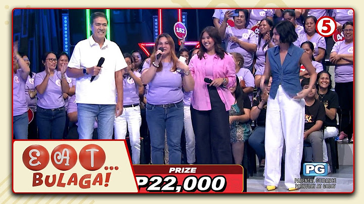 EAT BULAGA | Si Irene mula sa Cavite ang naki-Peraphy sa Eat Bulaga!