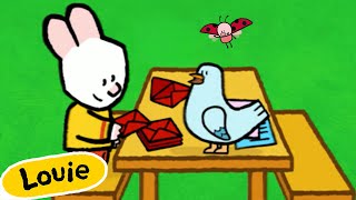 Louie, Draw Me A Pigeon Drawing Videos For Kids Cartoons For Kids