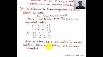 Linear Algebra Lecture 7. Linear independence and dependence, linear dependence relations