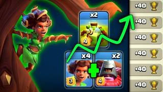 UNSTOPPABLE ATTACK STRATEGY | Root Rider + Throwers 2Overgrowth Spell = EASY 3★ Canot Be Stopped! screenshot 3