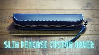カスタムオーダーペンケース スリムペンケースのカスタムオーダー - YouTube