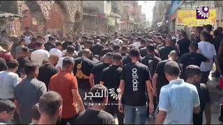 جانب من تشييع الشهداء الأربعة اللذين اغتالتهم قوات اسرائيلية خاصة مساء الأمس في مدينة نابلس.