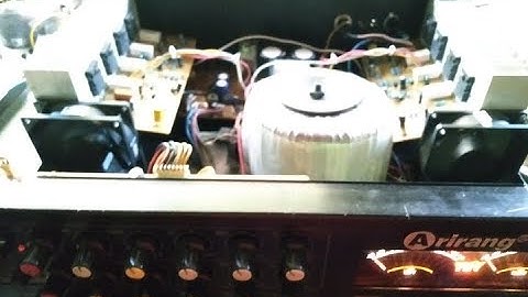 Nâng cấp sò ampli arirang và khắc phục ù xì cho khách vĩnh long