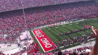Ohio State Football Entrance 2011 season opener vs Akron
