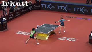 Zhu Yuling Chn - Hina Hayata Jpn. Asian Table Tennis Championships