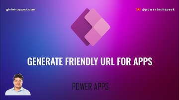 How to generate friendly URL for model driven app (Power Apps) ?