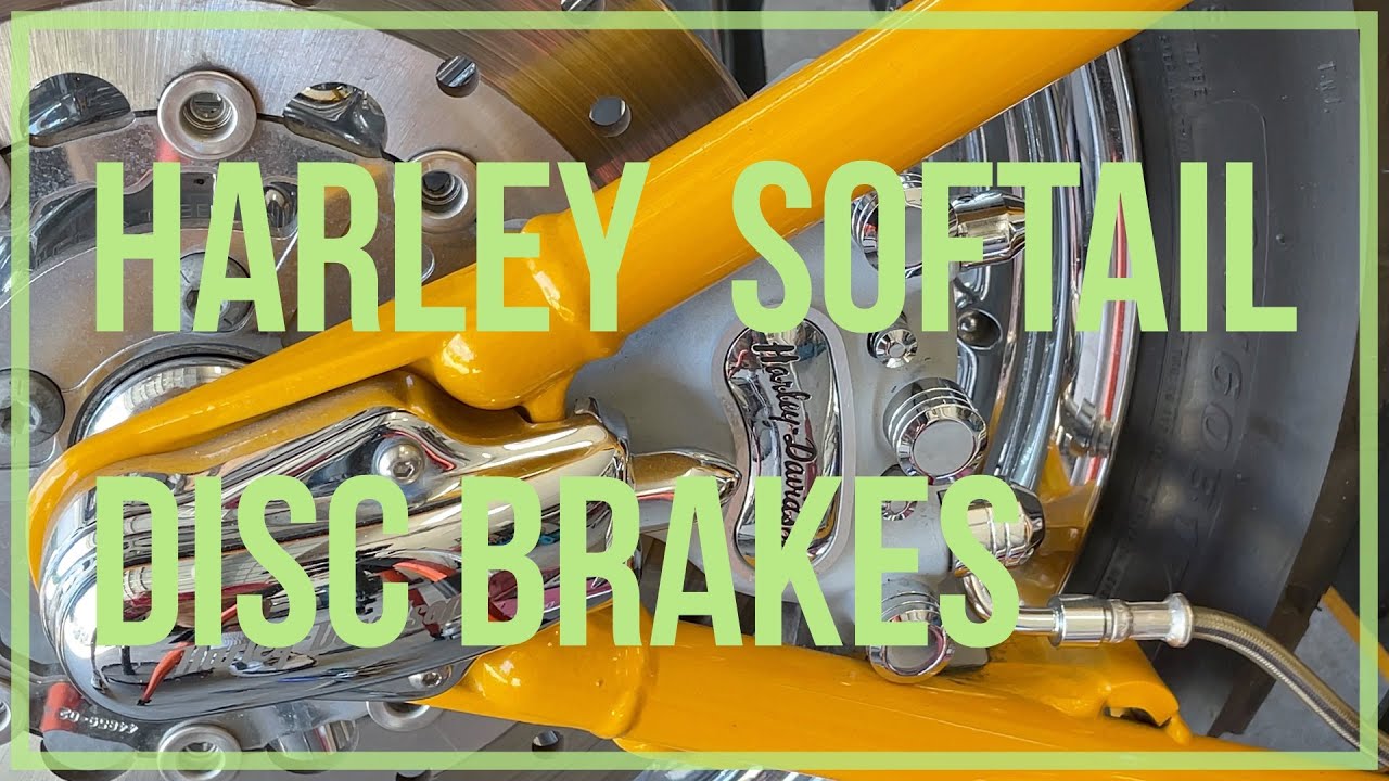 How To, Harley Davidson Softail Rear Disc Pad Install - YouTube