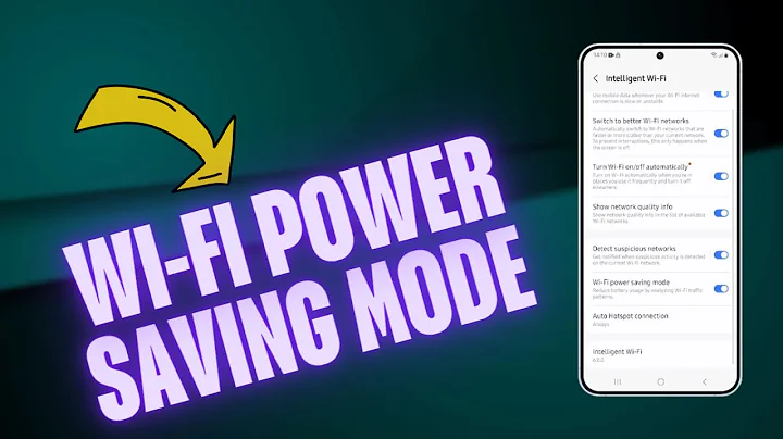 How to Turn On/Off Wi-Fi Power Saving Mode on Galaxy S25