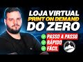 Como criar loja virtual de print on demand na montink