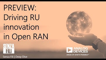 PREVIEW: RU innovation in Open RAN