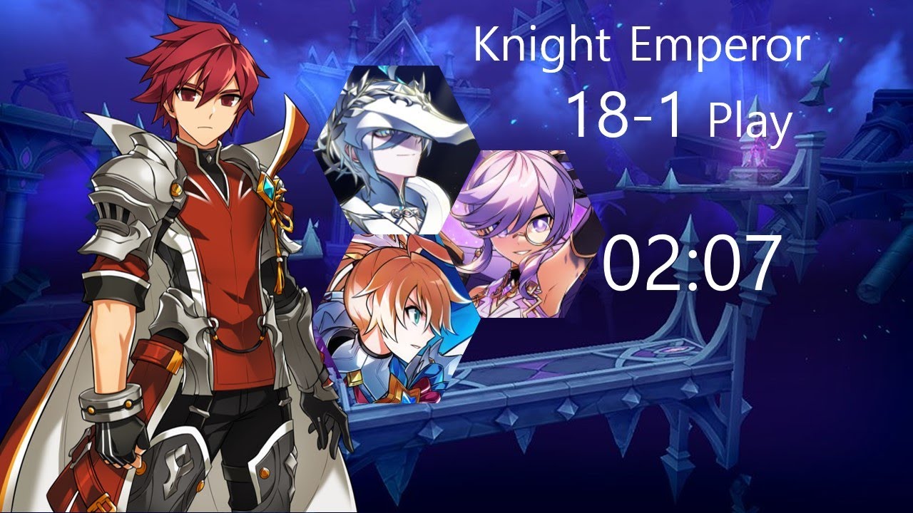 [엘소드/Elsword KR] 나이트 엠퍼러 심연 레이드 매몰된 성전 2:07 / Knight Emperor Abyss Raid 18-1 2:07