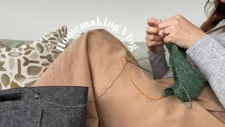 Homemaking Vlog : A Minimalist Birthday, Knitting & Sewing : Minimalist Family Life
