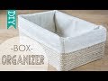 🗃️  storage box DIY | how to make a storage box | cardboard organizer