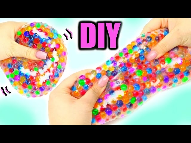 DIY GIANT ORBEEZ STRESS BALL TESTED!! Giant Waterbeads Stress Ball HUGE FUN  & EASY 